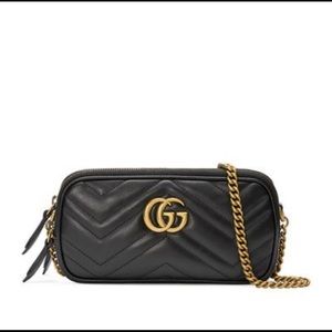 Gucci Marmont Mini Zip-Top Camera Case Bag